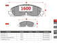 Pastillas de Freno Chevrolet Traverse II 3.6 2022 en adelante Delanteras - Miniatura 2