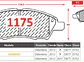 Pastillas de Freno Nissan Note 1.6 2013 en adelante Delanteras - Miniatura 2
