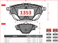Pastillas de Freno Opel Grandland 2.0 2020-2021 Traseras - Miniatura 2