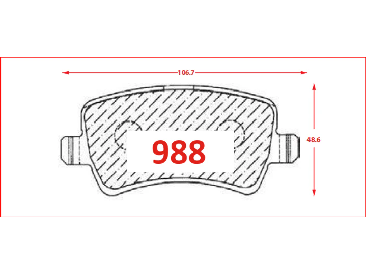 Pastillas de Freno Range Rover Range Rover Evoque 2.0 2011-2018 Traseras 2