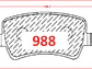 Pastillas de Freno Volvo S80 2.0 2007-2015 Traseras - Miniatura 2