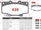 Pastillas de Freno Toyota HILUX4WD 2.5 2005-2009 Delanteras - Miniatura 2