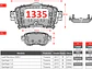 Pastillas de Freno Renault Koleos III 2.0 2016-2016 Traseras - Miniatura 2