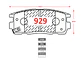Pastillas de Freno Suzuki XL-7 3.6 2007-2010 Traseras - Miniatura 2