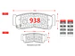 Pastillas de Freno SsangYong Stavic II 2.2 2016-2021 Traseras - Miniatura 2