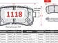 Pastillas de Freno Kia Rio I 1.4 2000-2005 Traseras - Miniatura 2
