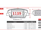 Pastillas de Freno Kia Mohave 3.8 2008-2017 Traseras - Miniatura 2