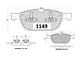 Pastillas de Freno Volvo XC60 3.0 2008-2017 Delanteras - Miniatura 2