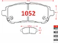 Pastillas de Freno Mazda 2 1.4 2004-2012 Delanteras - Miniatura 2