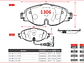 Pastillas de Freno Volkswagen Jetta 1.4 2017-2024 Delanteras GTX Gold - Miniatura 3