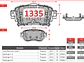 Pastillas de Freno Renault Koleos III 2.0 2016-2016 Traseras GTX Gold - Miniatura 2