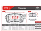 Pastillas de Freno Kia Cerato Koup 2.0 2010-2013 Traseras GTX Gold - Miniatura 2