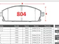 Pastillas de Freno Nissan Xtrail 2.5 2000-2013 Delanteras GTX Gold - Miniatura 2