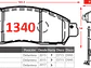 Pastillas de Freno Nissan NP300 2.5 2015 en adelante Delanteras GTX Gold - Miniatura 2
