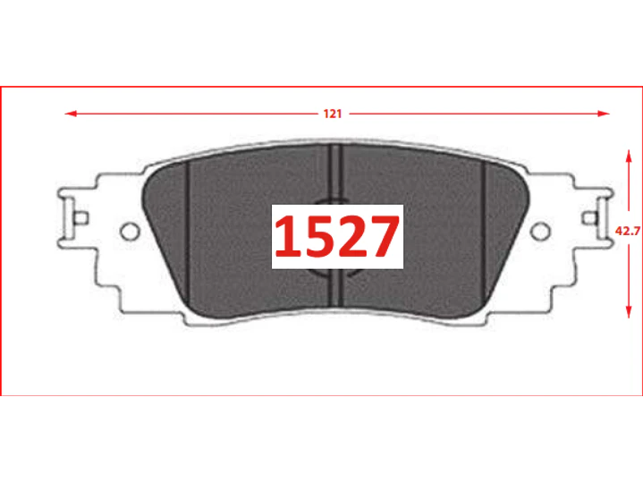 Pastillas de Freno Lexus ES250 2.5 2019-2021 Traseras GTX Gold 2