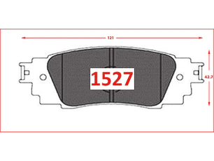 Pastillas de Freno Lexus RX450 3.5 2016-2023 Traseras GTX Gold