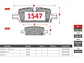 Pastillas de Freno Chevrolet Tahoe 5.3  2021 -> GTX Traseras - Miniatura 2