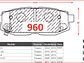 Pastillas de Freno Subaru Tribeca 3.6 2004-2014 Traseras - Miniatura 3