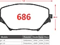 Pastillas de Freno Toyota Rav 4 Advantage 2.4 2001-2007 Delanteras - Miniatura 2