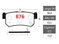 Pastillas de Freno SsangYong Actyon 2.0 2006-2010 Traseras GTX Gold Cerámicas - Miniatura 2