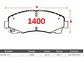 Pastillas de Freno Honda Ridgeline 3.5 2005-2014 Delanteras - Miniatura 2