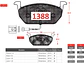 Pastillas de Freno Seat Ibiza 1.6  2017 en adelante Delanteras - Miniatura 2