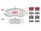 Pastillas de Freno Great Wall Haval H6 1.5 2015-2021 Delanteras GTX - Miniatura 2