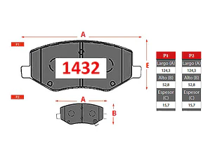 Pastillas de Freno Jac E-Js4 EV 2024-2024 Delanteras GTX