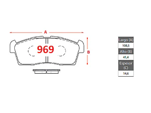 Pastillas de Freno Suzuki Alto GL2 800 2010-2014 Delanteras GTX