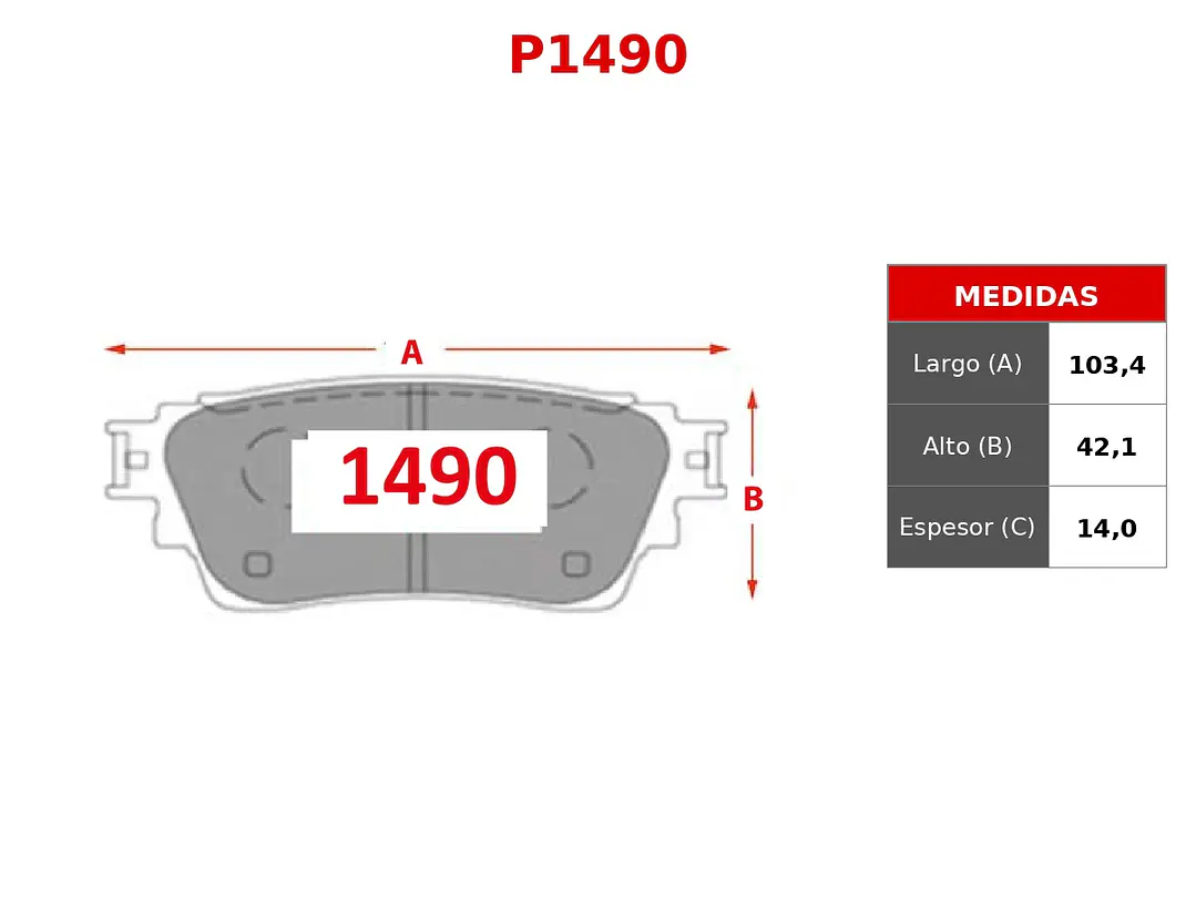 Pastillas de Freno Nissan Kicks 1.6 2021-2023 Traseras GTX 2