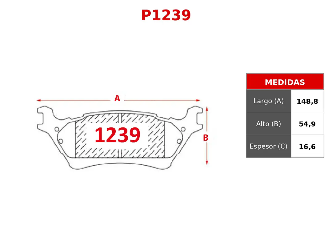 Pastillas de Freno Ford F-150 RAPTOR 6.2 2012-2015 Traseras GTX Gold Cerámicas 2