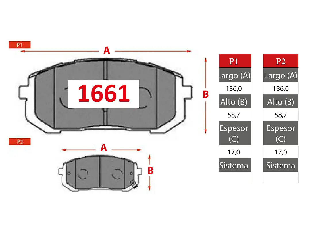 Pastillas de Freno Hyundai Elantra CN7 2.0 2021-2024 Delanteras GTX 2