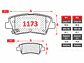 Pastillas de Freno Hyundai I30 1.8 2012-2017 Traseras GTX Gold Cerámicas - Miniatura 2