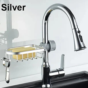 Cesta Organizadora, Almacenamiento Para Ducha - Plata