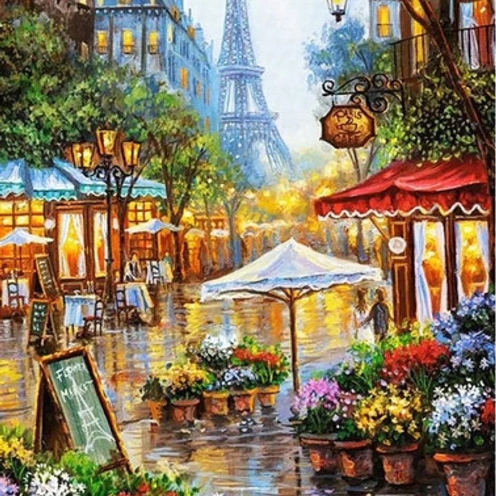 Kit Diamond Painting Pintura De Diamante - Paris Hermosa 1
