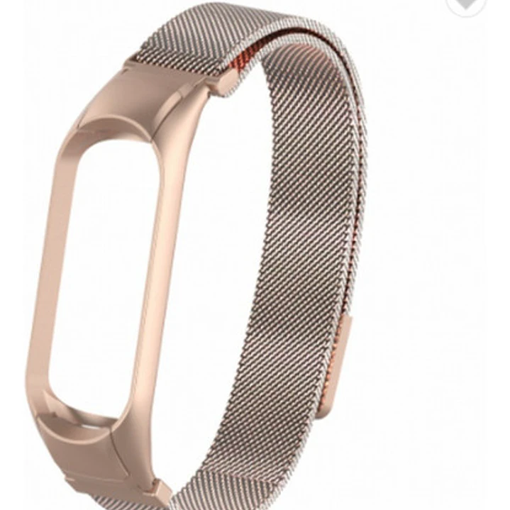 Correa Acero Inoxidable Xiaomi Mi Band 5 - Mi Band 6 Palo Rosa 1
