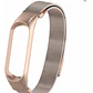 Correa Acero Inoxidable Xiaomi Mi Band 5 - Mi Band 6 Palo Rosa - Miniatura 1