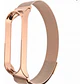 Correa Acero Inoxidable Xiaomi Mi Band 5 - Mi Band 6 Palo Rosa Brillante - Miniatura 1
