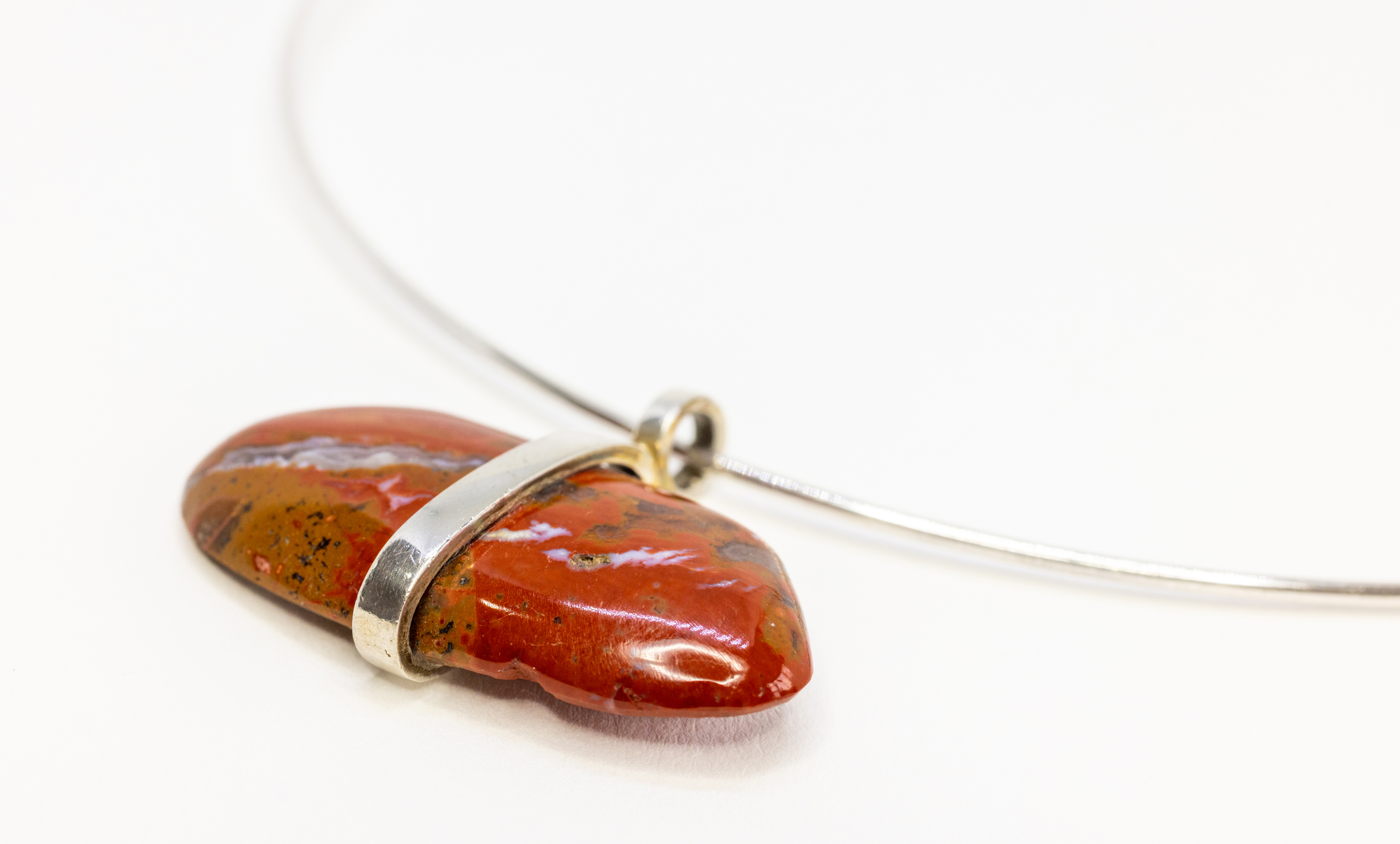 Collar Jaspe Rojo