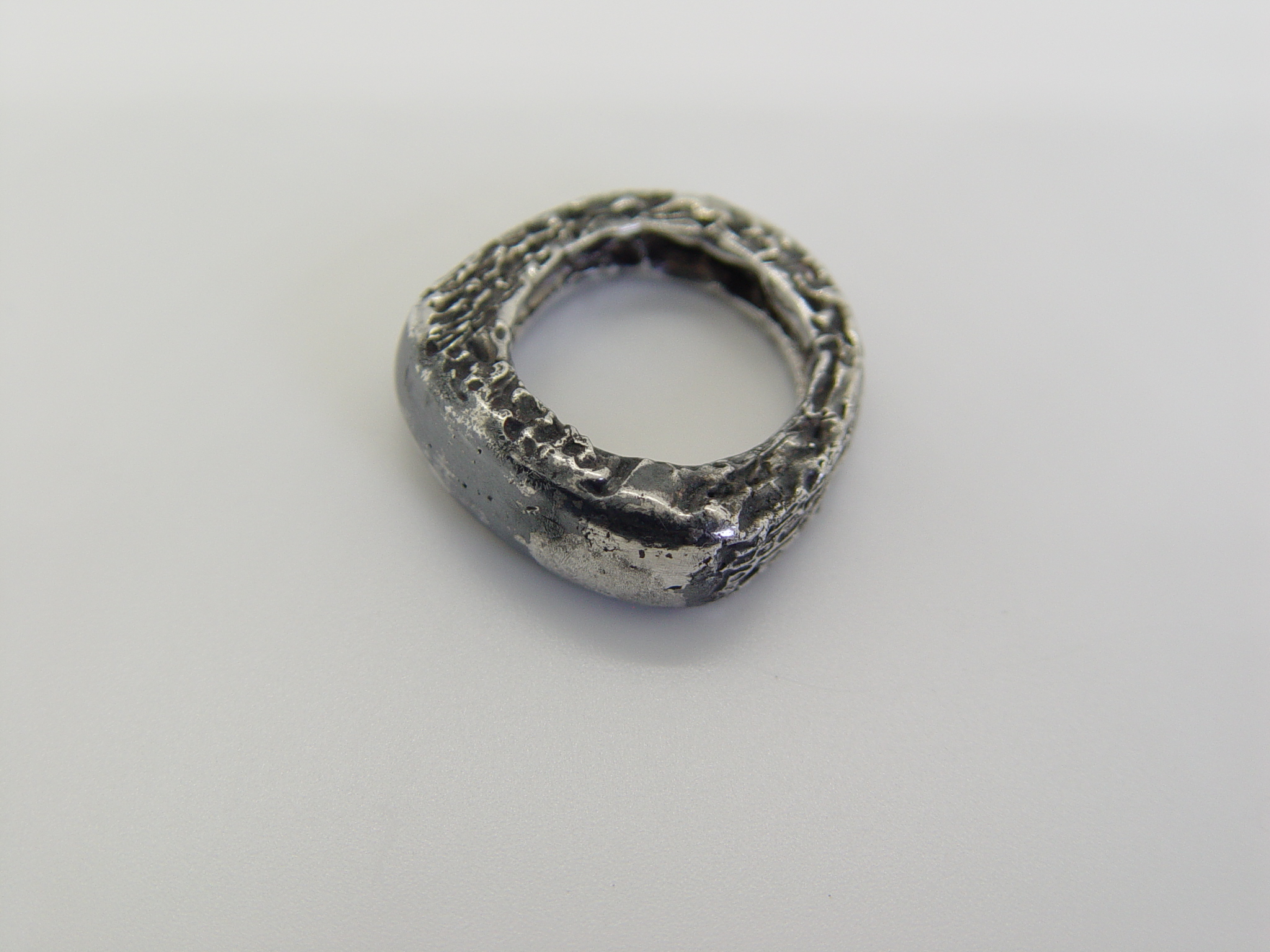 Anillo plata envejecida