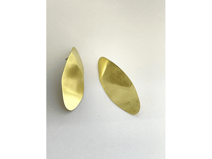 Aros hoja bronce  1