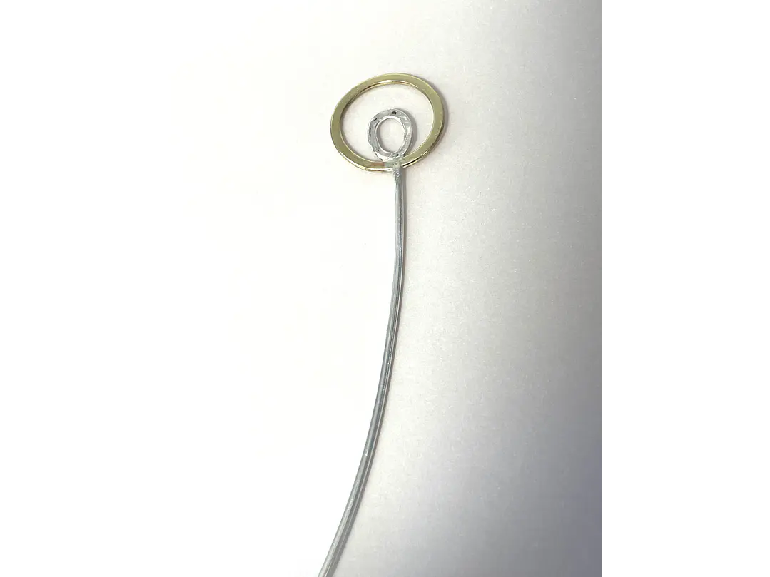 Alfiler Plata 950 y Bronce 1