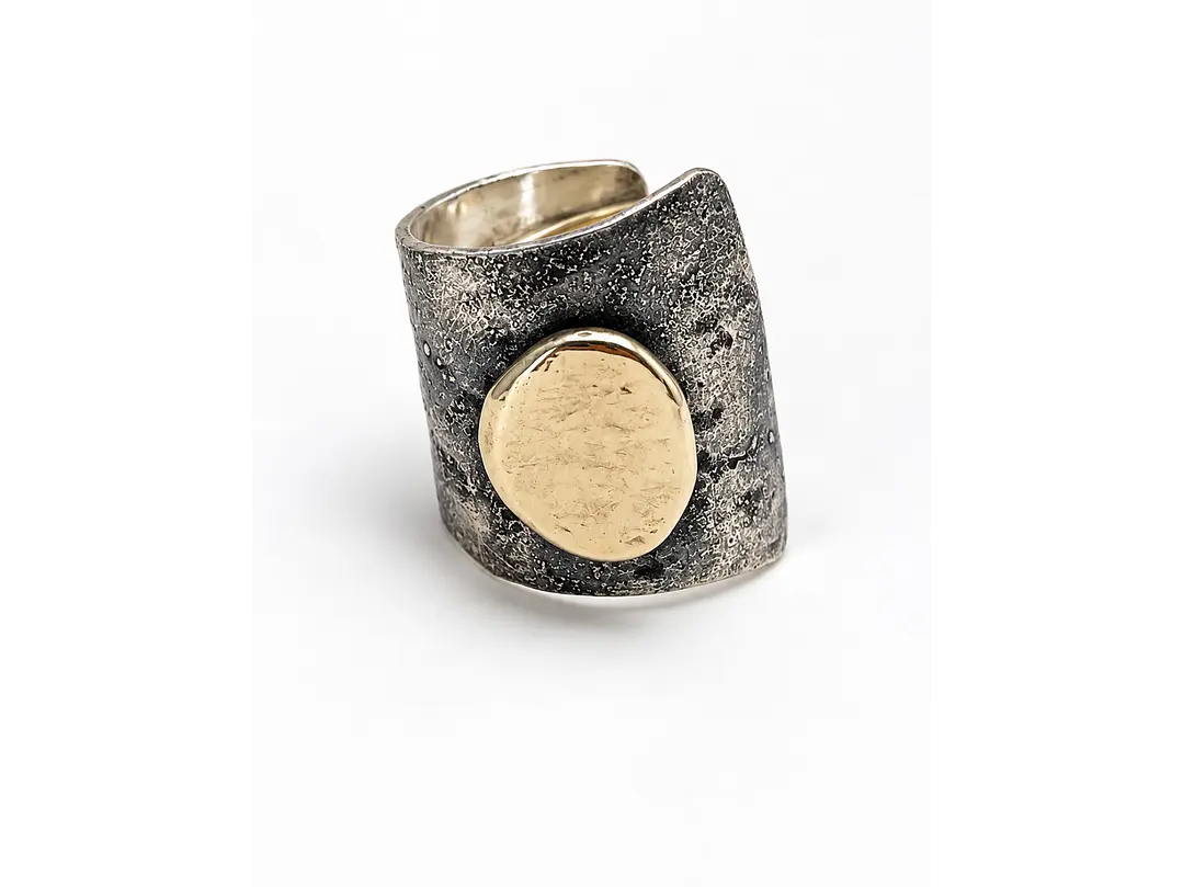 Anillo Plata y Bronce 1