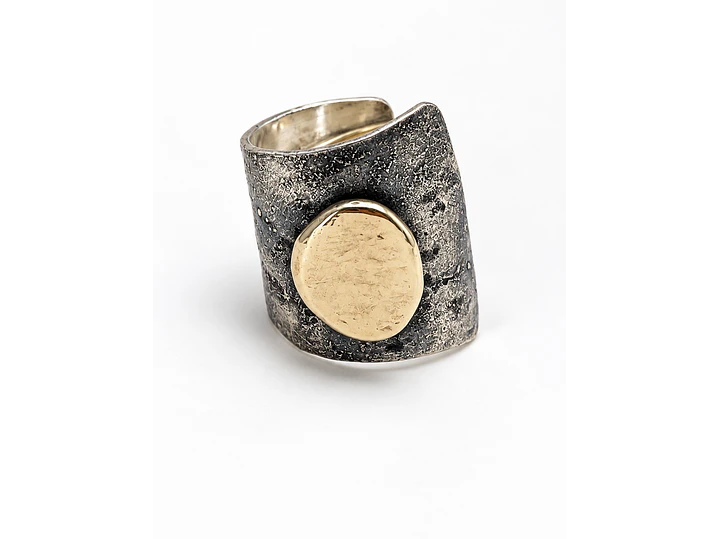 Anillo Plata y Bronce 1