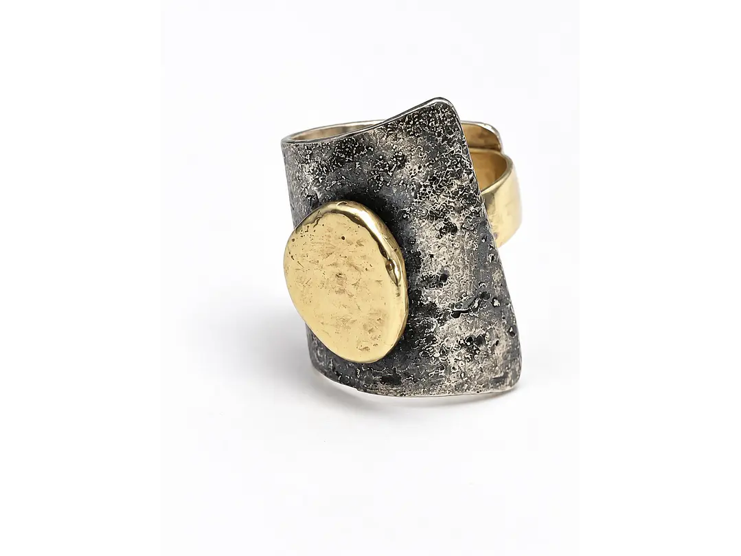 Anillo Plata y Bronce 2