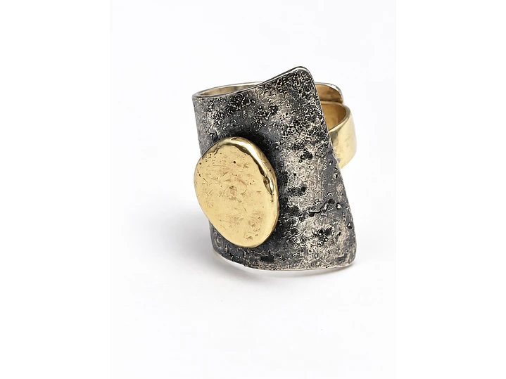 Anillo Plata y Bronce 2