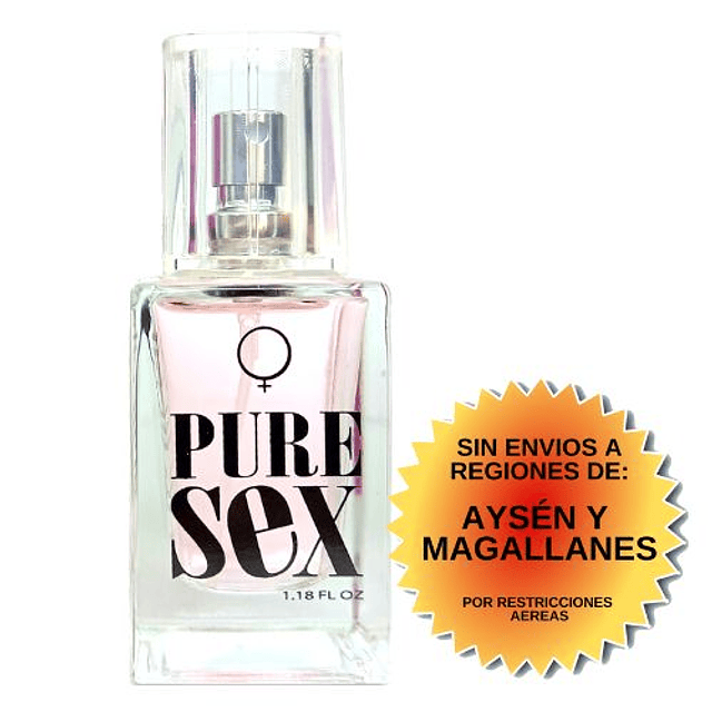 Perfume Con Feromonas Pure Sex Para Mujeres 30ml Para Atraer a Pareja Seducción Romance Deseo