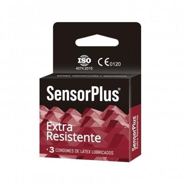 Condón Preservativo Sensor Plus ETS Método Barrera Contagio Anticonceptivo Latex Lubricado