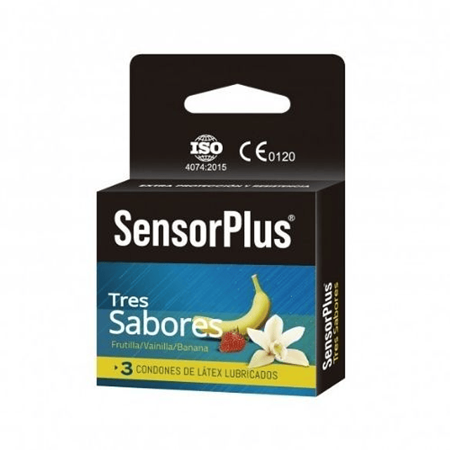 Condón Preservativo Sensor Plus ETS Método Barrera Contagio Anticonceptivo Latex Lubricado