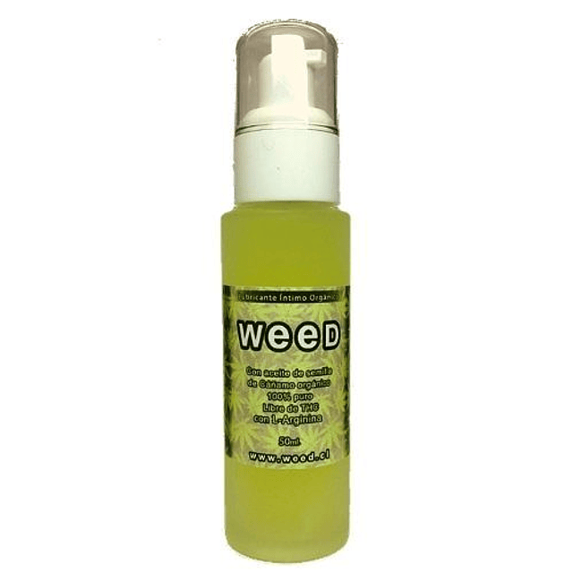 Lubricante weed 8ml y 50ml aceite semilla de cáñamo anal vaginal retardante excitante